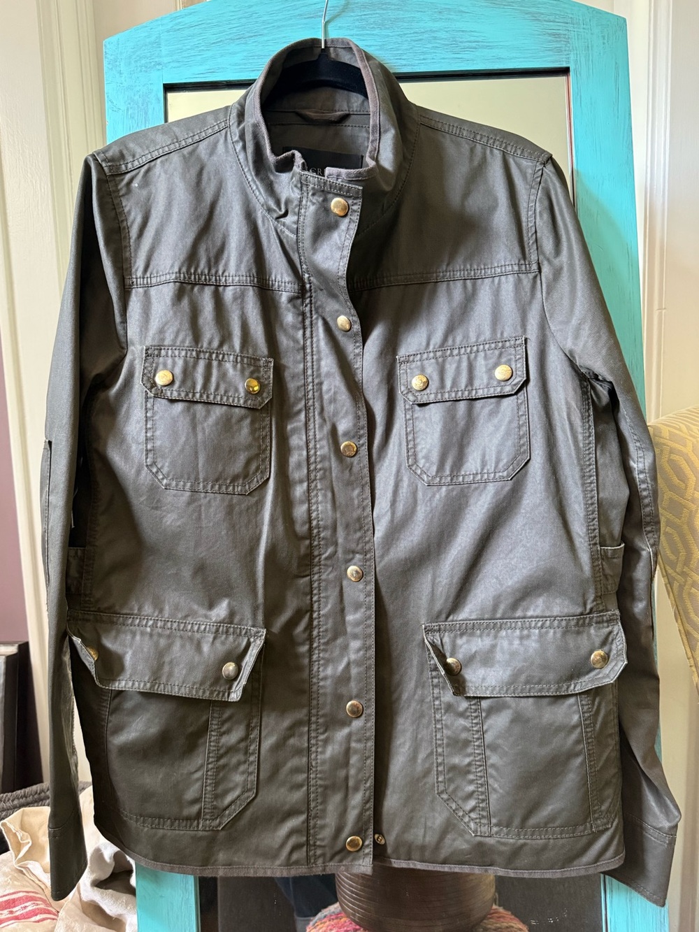 JCrew women’s waxed jacket